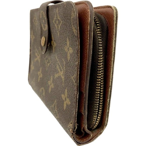 428160X Louis Vuitton Wallet Porte Papier Brown Monogram - Picture 3 of 9